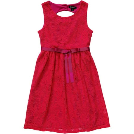 George Girls' Sleeveless Crochet Dress