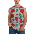 thumbnail image 2 of Goofa Tomato Printed Men's Sleeveless T-Shirt - Athletic Gym Workout Tank Top for Men - Moisture-Wicking, UPF 30+ Quick-Dry Muscle Tee-3X-Large, 2 of 8
