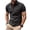 Black&17^0126M, variant on Mens Polo Shirts Short Sleeve Collared Button Down Mens V Neck T Shirts Hiking Gym Workout Shirt with Pocket Gray L