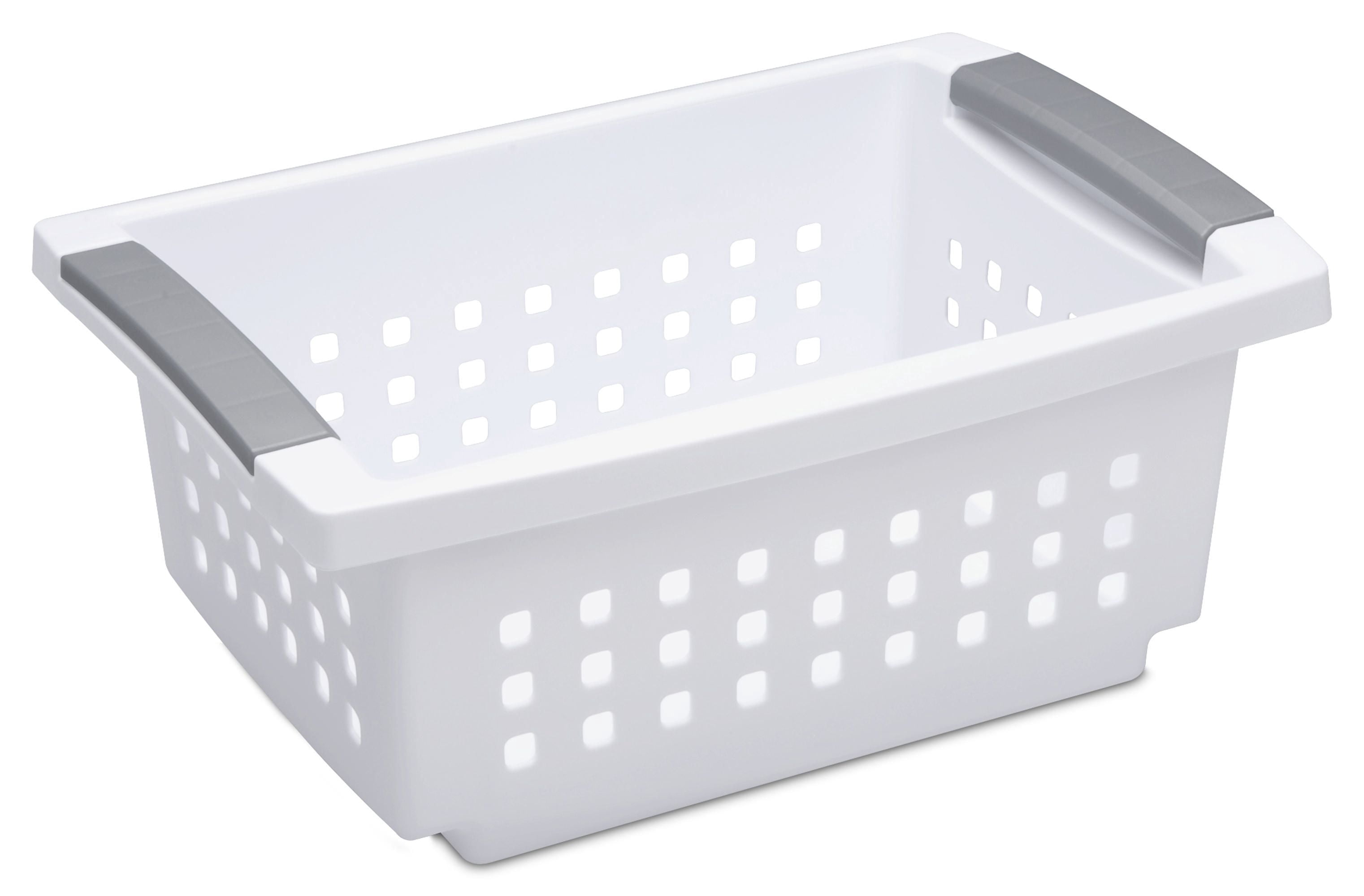 Panier empilable de Sterilite - Blanc