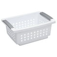 thumbnail image 1 of Sterilite Small Stacking Basket- White, 1 of 5