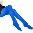 thumbnail image 2 of Gibobby Stockings For Women Thigh High Stockings for Women Lace Top Back Seam Sheer Pantyhose Nylon Stay Up Sexy Tights stockings stockings(One Size,Blue), 2 of 4