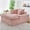 Pink, variant on Space-Saving 51-Inch Sofa Designed with Cushions for Living Rooms, Bedrooms, and Versatile Use, White