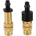 thumbnail image 4 of 100PCS Adjustable Sprayer Brass Misting Nozzle Atomizing Sprinkler for Mini Drip Garden Watering Irrigation Spray, 4 of 8