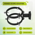 thumbnail image 5 of Adjustable Pointer Finderscope Bracket 6-Point Guidescope Rings Mount Astronomical Te xc10186, 5 of 6