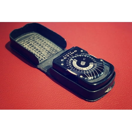 - Laminated Poster Photography Technology Exposure Meter Old Fashioned Poster Print 24 x 36