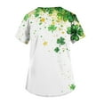 st patricks day tops womens plus