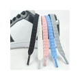 thumbnail image 3 of INSPIRE CHIC 2 Pairs Flat Fat Shoe Laces for Sneakers, 0.51'' Wide Soft Shoelaces Shoestrings for Casual Hiking Shoes White 110cm/43.3", 3 of 4