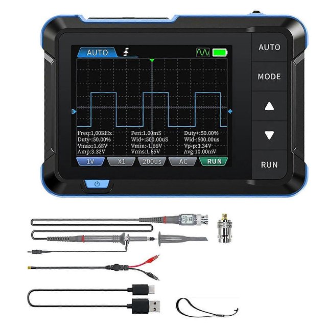 DSO153 Digital Oscilloscope Signal Generator 5MSa/S Sampling Rate 1MHz Bandwidth 2in1 Electronic Repair Tool B