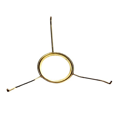 B&P Lamp® 10" Fitter Tripod Shade Holder For No. 2 Size Brass Plated Kerosene or Oil Lamp Burners