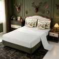 thumbnail image 3 of Manfei Wild Duck Print 7-Piece Twin Bedding,Farmhouse Mallard Bedding Comforter Set,Light Gray Reversible, 3 of 7