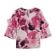 thumbnail image 1 of Blusa Alfani floral con volantes para mujer rosa PS, 1 of 1