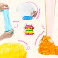 thumbnail image 2 of Slymu Jelly Slime Transparent - Clear, Unscented, Sensory Fidget Toys, 4 lbs, Stress Relief, ASMR, Crisp Texture, Bucket, Party Favors for Kids, Birthday Gifts for Girls and Boys, Goodie Bag Stuffers, 2 of 5