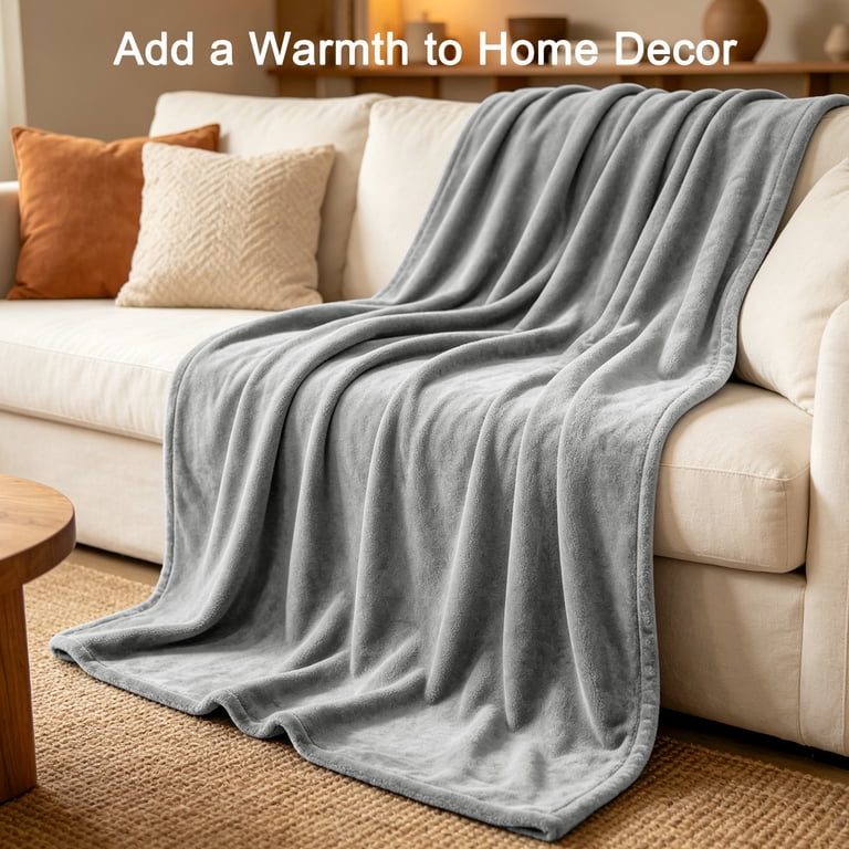 Cshidworld Microfiber Plush Throw Blanket, 50" x 60" photo 6