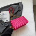 thumbnail image 1 of Sac à Main Carré pour Femmes, Mode Simple, Couleur Unie, Broderie Diamant, Chaîne, Sac d'Été, 1 of 6