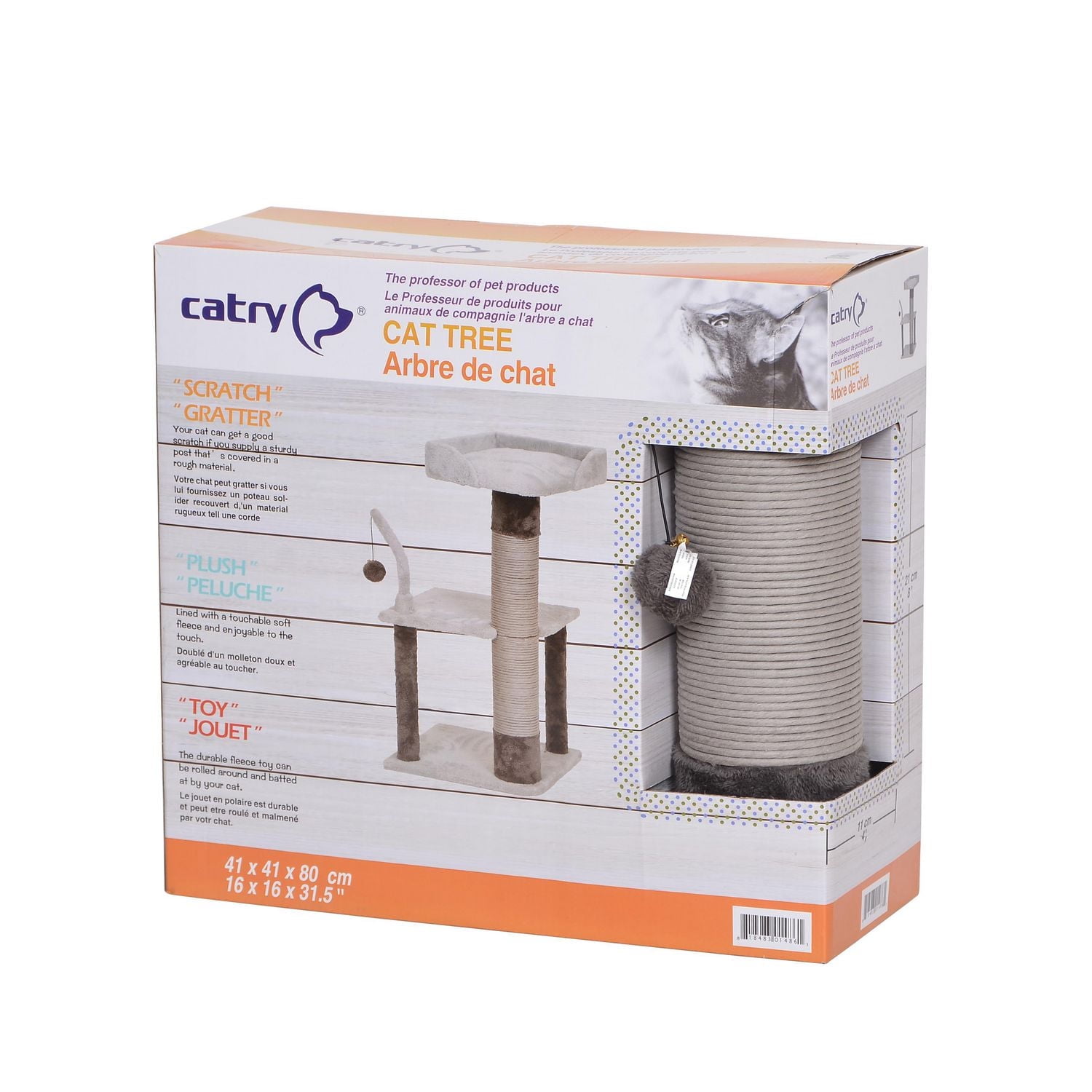 Ponder-Catry cat tree made for scratching, play, and rest