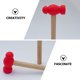 thumbnail image 5 of 2 piezas de juguetes para niños de color rojo, martillos, juego de golpe para niños, topo, niño pequeño, 5 of 6