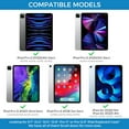 thumbnail image 2 of Typecase Keyboard Case for iPad Air 5th Generation: Folio Smart Cover for iPad 10.9" Air 5th/4th Gen & iPad Pro 11 inch 2021 3rd & 2nd Gen, Backlit Wireless Keyboard with Pencil Holder(Rose Gold), 2 of 10