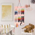 thumbnail image 3 of AMERTEER Large Pink Hair Bows Holder Wall Hanging Hair Bows Organizer with Double Rope Durable Felt Hair Clips Storage Display Hanger Hair Accessory for Girl Baby Room Decor, 3 of 10