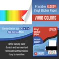 thumbnail image 2 of Papel adhesivo de vinilo imprimible JOYEZA Premium Inkjet, 80 hojas, 2 of 7