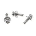 thumbnail image 5 of 10Pcs Plain Washers Pan Head  Knobs Screws Machine Screws Machine Screws Kit Washer Head Bolts Phillips Drive Screws M4X14MM, 5 of 8