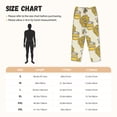 thumbnail image 3 of Balery Cartoon Honey Pot Bee Sunflower Pantalones de pijama para mujer, pijamas ultraligeros, pantalones de estar por casa-3X-Large, 3 of 6