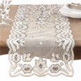 thumbnail image 1 of Saro Lifestyle BD05.S1672B 16 x 72 in. Hand-Beaded Table Runner, Silver, 1 of 6