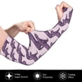 thumbnail image 2 of Kdxio Leopard Print Print UV Sun Protection Arm Sleeves - Tattoo Cover Up - Basketball Arm Sleeve UPF 50 Cooling for Men Women, 2 of 7