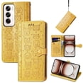 thumbnail image 1 of Funda Cartera FOXDOCK para OPPO Reno 12 , Flip PU con Relieve de Gatos y Perros, Tarjetero y Soporte, 1 of 6