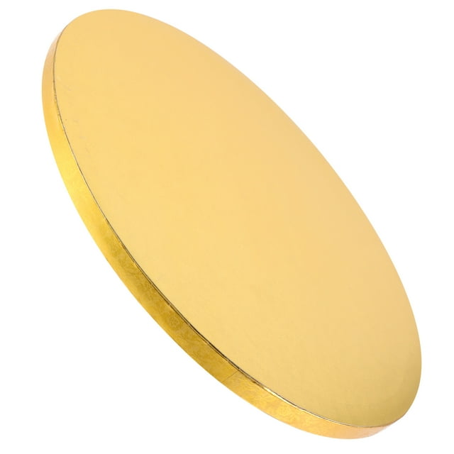 OULII Round Cake Drum Cake Plate For Weddings Birthdays Smooth Surface Accessory For Bakeries Events