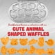 thumbnail image 3 of Mini Máquina para Waffles con 12 Moldes de Animales SugarWhisk para Niños, 3 of 6