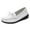 White, variant on Xfvqtps Breathable Womens Flat Shoes Comfortable Ballet Flats with Non Slip Sole Fashion Casual Slip on Lightweight Versatile White