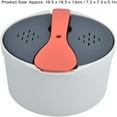 thumbnail image 2 of EIMELI Microwave Rice Cooker  2L Microwave Cookware  7.3x7.3x5.1in Rice Steamer  Household Steam Pot  Microwave Rice and Pasta Cooker Portable Oven Rice Maker Set Kitchen Cookware(Green), 2 of 9