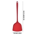 thumbnail image 5 of Red Silicone Spatula for Cooking: Perfect Size, Flexible, Hygienic, Heat-Resistant and Dishwasher-Safe, 5 of 9
