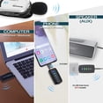 Wireless lavalier Microphone for iPhone & Computer USB Dual Lapel Mic ...