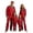 Brick Red_001, variant on QTSHPN Family Christmas Pajamas Long Sleeve Matching Holiday Cozy Home Loungewear Outfit Festive Nightwear Attire Pajamas