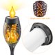 thumbnail image 5 of Luz solar para jardín Luz exterior Encendido/apagado automático IP65 Llama parpadeante impermeable, 5 of 9