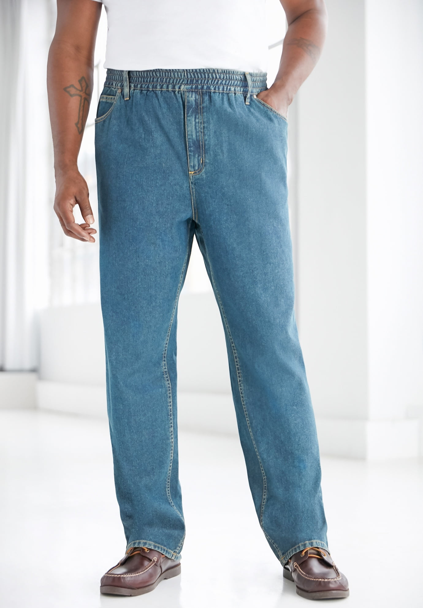 comfort waist jeans mens