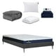 thumbnail image 1 of Colchón en caja Matrimonial Therapy + Base Cama Slim + Almohada One + Protector Cloud + Sábanas Softy + Edredón Homy, 1 of 9