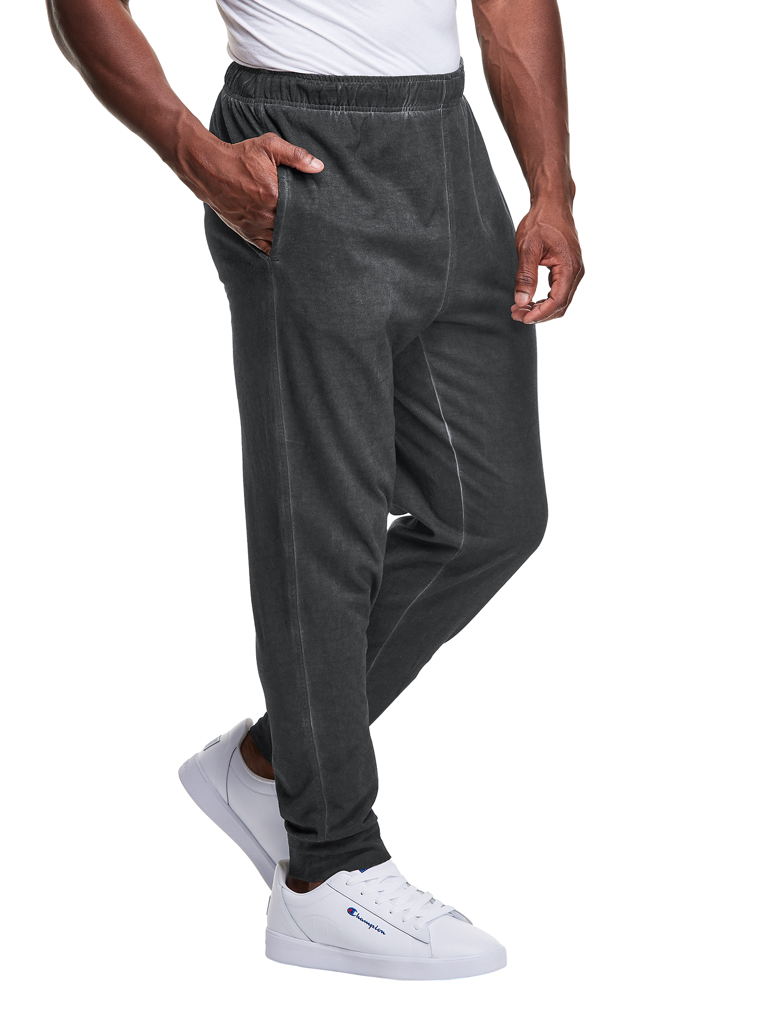 Champion Men's & Big Men's Pigment Dyed Jersey Cotton Jogger, up to Size 2XL - image 3 of 6