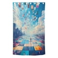thumbnail image 3 of Blackout Curtains Window Curtain for Bedroom Living Room 1 Panel 82"x52" Endless Square, 3 of 8