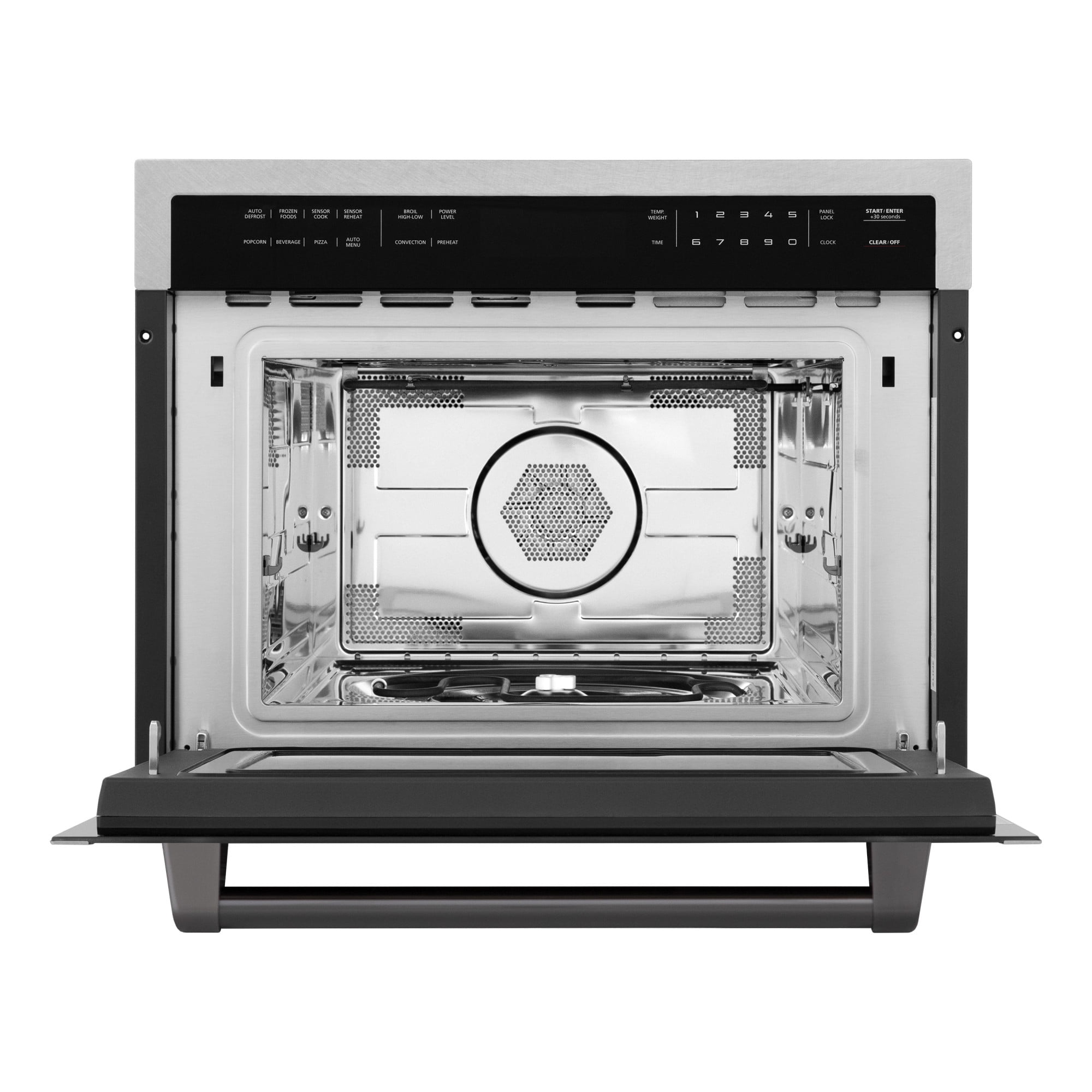 Zline MWOZ-24-SS-MB Autograph Edition 24" Wide 1.55 Cu. Ft. 1000 Fingerprint Resistant