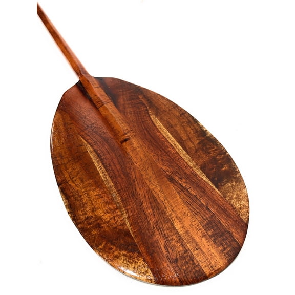 Premium Burl Curls Hawaiian Koa Paddle 60" - Made in Hawaii | #koa3507