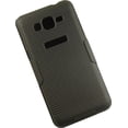 thumbnail image 2 of NAKEDCELLPHONE'S BLACK RUBBERIZED HARD CASE COVER + BELT CLIP HOLSTER STAND FOR SAMSUNG GALAXY GRAND PRIME PHONE (aka Grand Prime Duos, SM-G530H, SM-G530F), 2 of 8