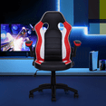 thumbnail image 5 of Magshion Computer PC Gaming Desk Chair, Swivel High-Back Seat with Adjustable Handrail, Black/Red, 5 of 12