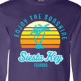 thumbnail image 4 of Inktastic Summer Enjoy the Sunshine Siesta Key Florida in Blue Long Sleeve T-Shirt, 4 of 5