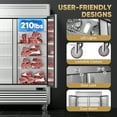 thumbnail image 4 of Coolski 54"W 2 Door Commercial Freezer, 49 Cu.ft Stainless Steel Reach-in Freezer, 4 of 9