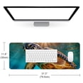 thumbnail image 2 of Large Mouse Pad, Desk Mat for Desktop Gaming Desk Pad, Sea Turtle Sky Desk Accessories Keyboard Mousepad, Home & Office Decor 31.3"x11.8", 2 of 6