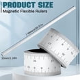 39.37 Inch Magnetic Ruler Flexible Magnetic Ruler with Both Inches and ...