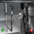 thumbnail image 3 of Golf Grip Removal Tool, V-Groove Grip Remover Saver 11" for Standard Length Swinging Grips Golf Grip Kit Golf Tools Golf Supplies Golf Grip Tool Grip Remover Gripping Tool, 3 of 8